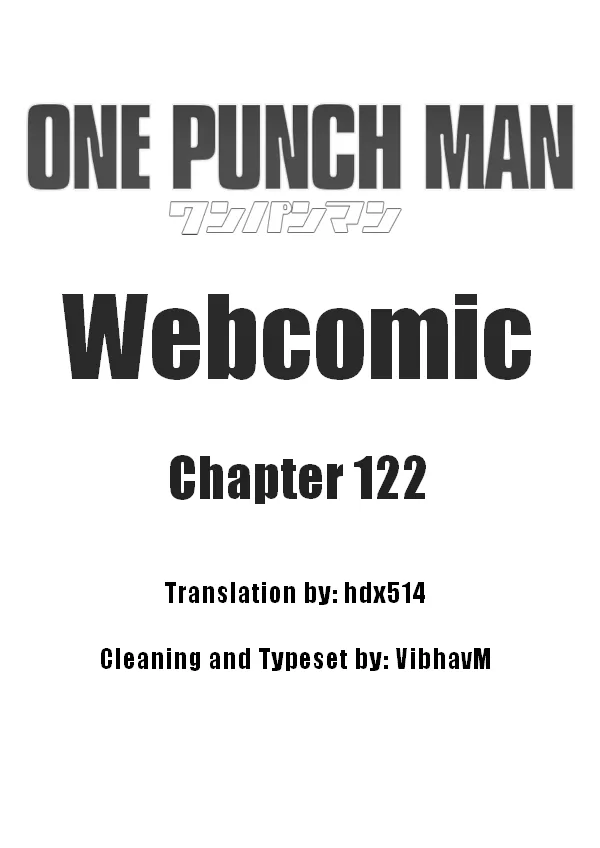 Onepunch-Man (One) Chapter 122 page 1 - 