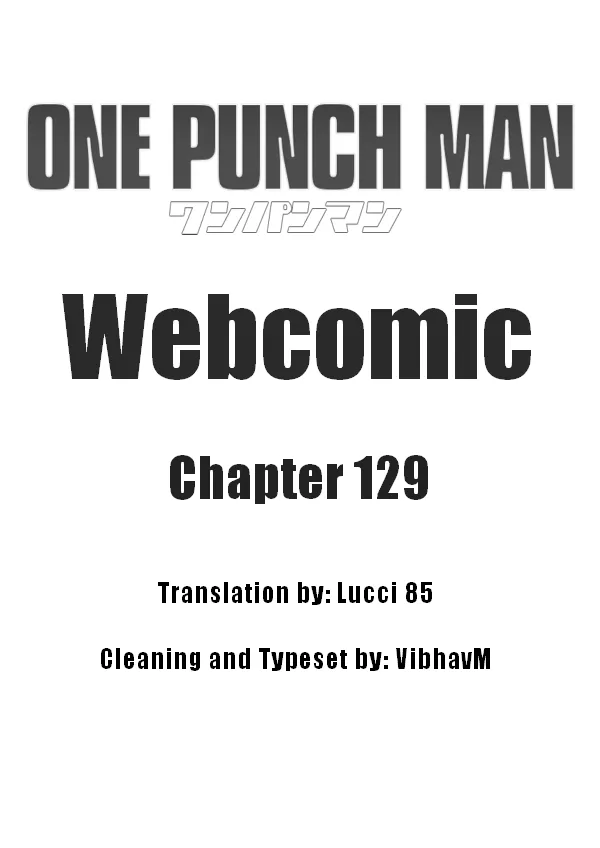 Onepunch-Man (One) Chapter 129 page 1 - 