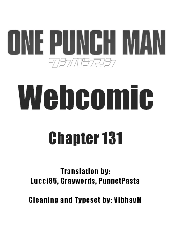 Onepunch-Man (One) Chapter 131 page 1 - 