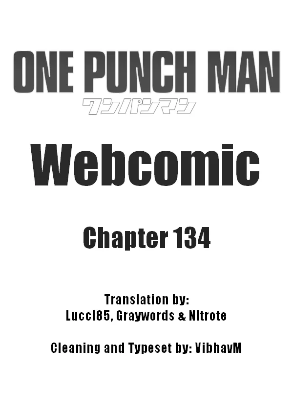 Onepunch-Man (One) Chapter 134 page 1 - 