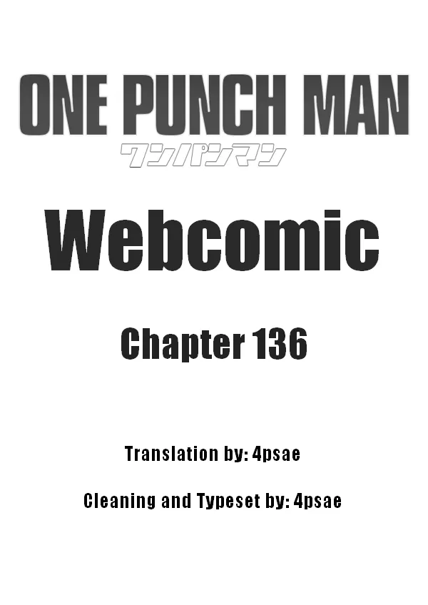 Onepunch-Man (One) Chapter 136 page 1 - 