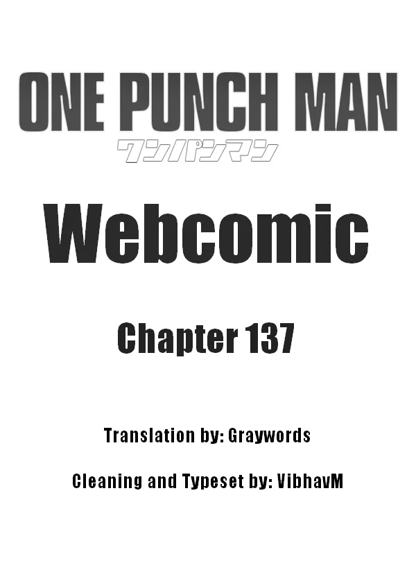 Onepunch-Man (One) Chapter 137 page 1 - 