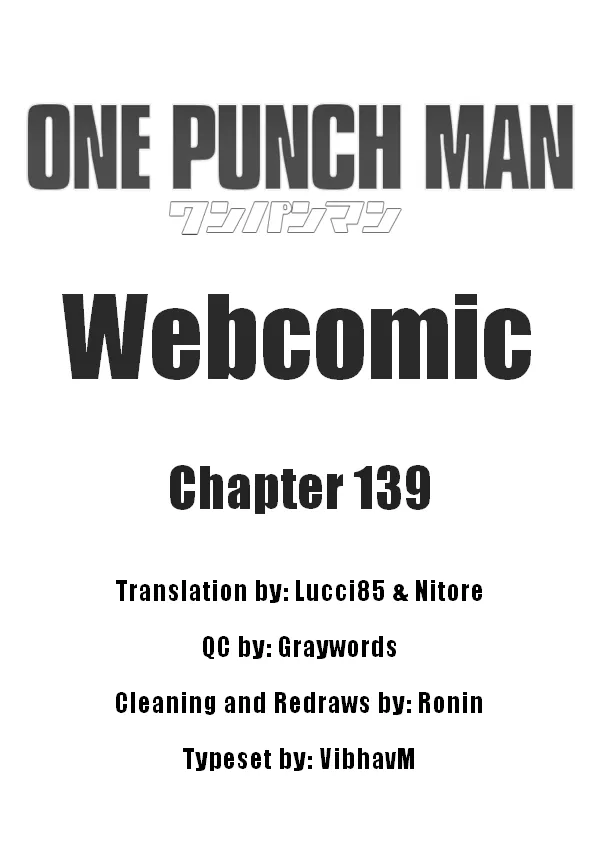 Onepunch-Man (One) Chapter 139 page 1 - 