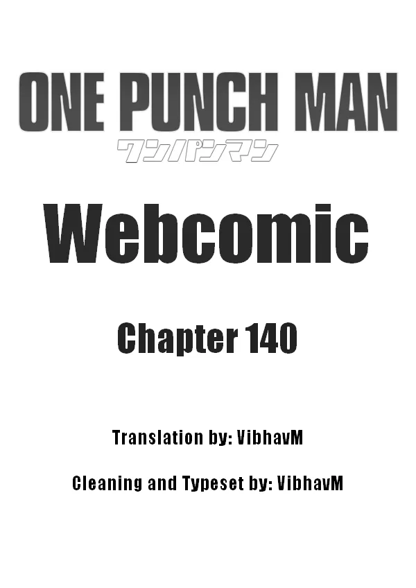 Onepunch-Man (One) Chapter 140 page 1 - 