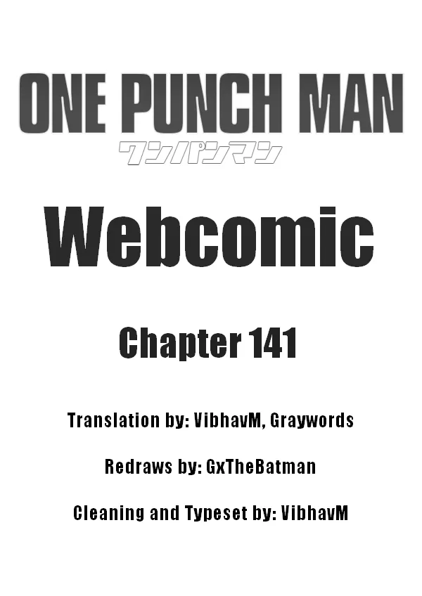 Onepunch-Man (One) Chapter 141 page 1 - 