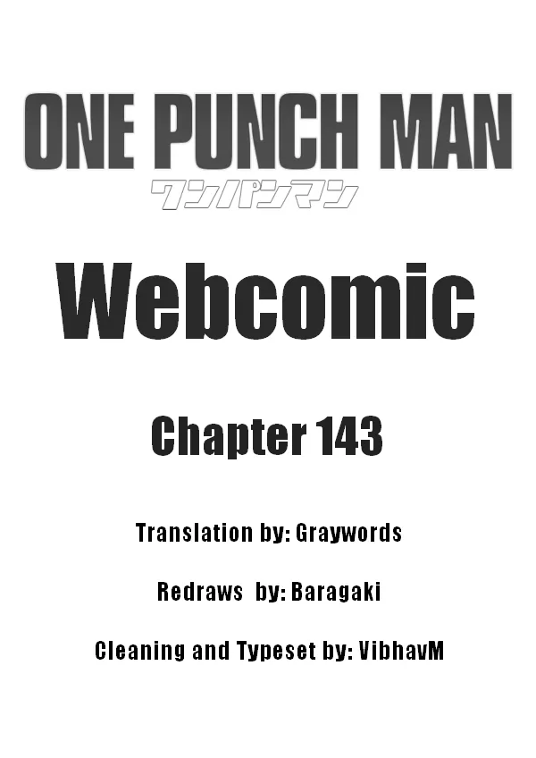 Onepunch-Man (One) Chapter 143 page 1 - 