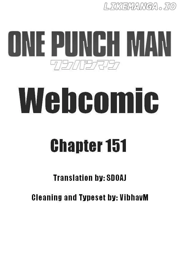 Onepunch-Man (One) Chapter 151 page 1 - 