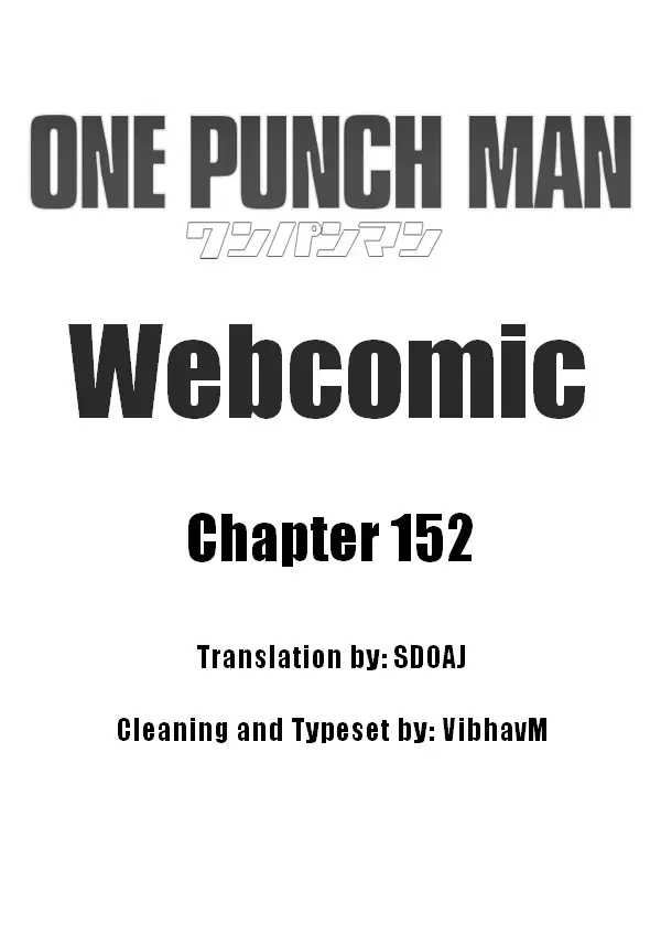 Onepunch-Man (One) Chapter 152 page 1 - 
