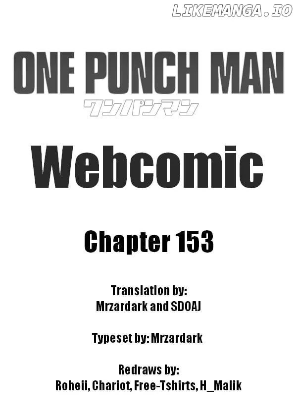 Onepunch-Man (One) Chapter 153 page 1 - 