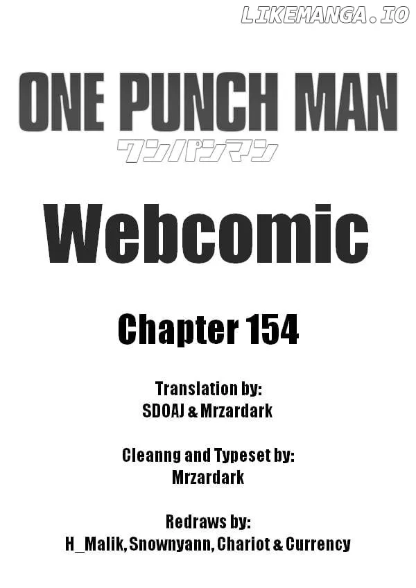 Onepunch-Man (One) Chapter 154 page 1 - 