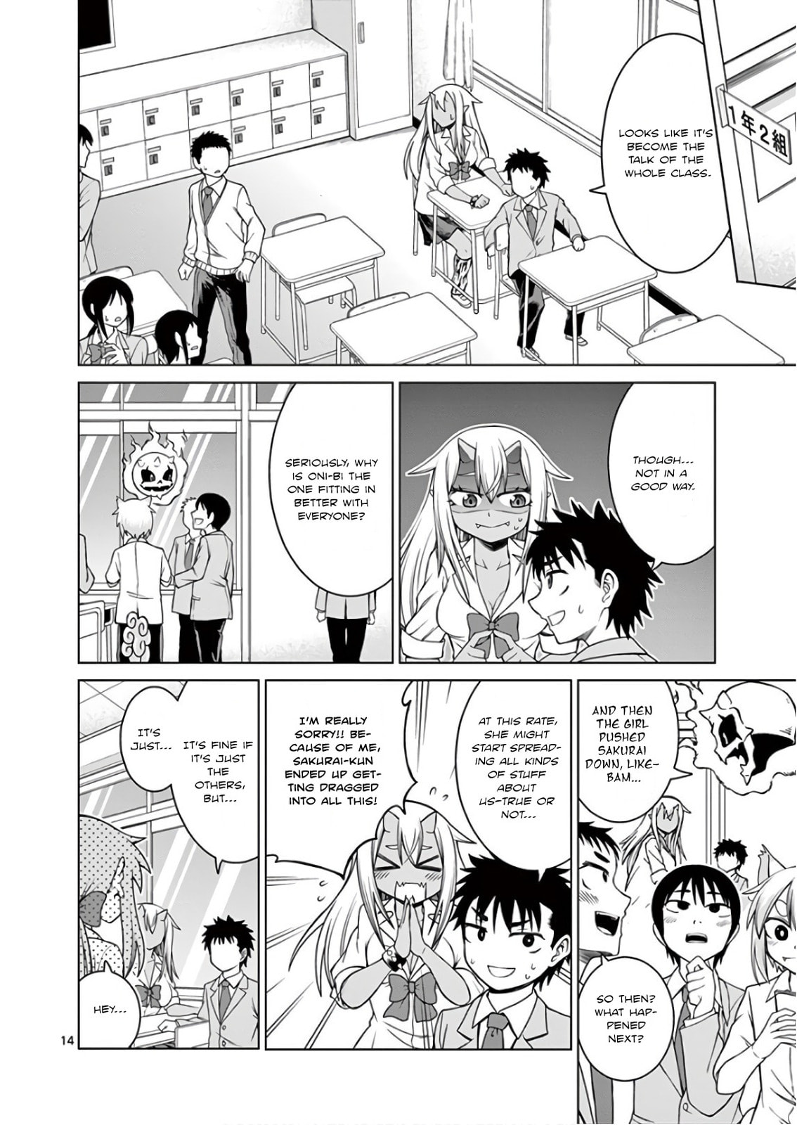 Oni Gyaru-san! Kikisemaru!! Chapter 2 page 14 - 