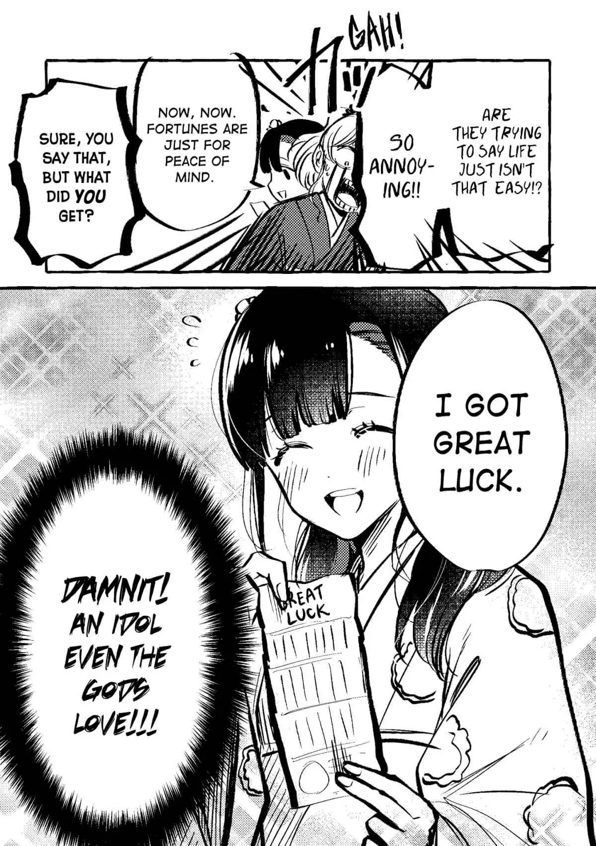 Oni Ure Idol ga Kyou mo Watashi wo Oshitekuru Chapter 10.1 page 2 - 