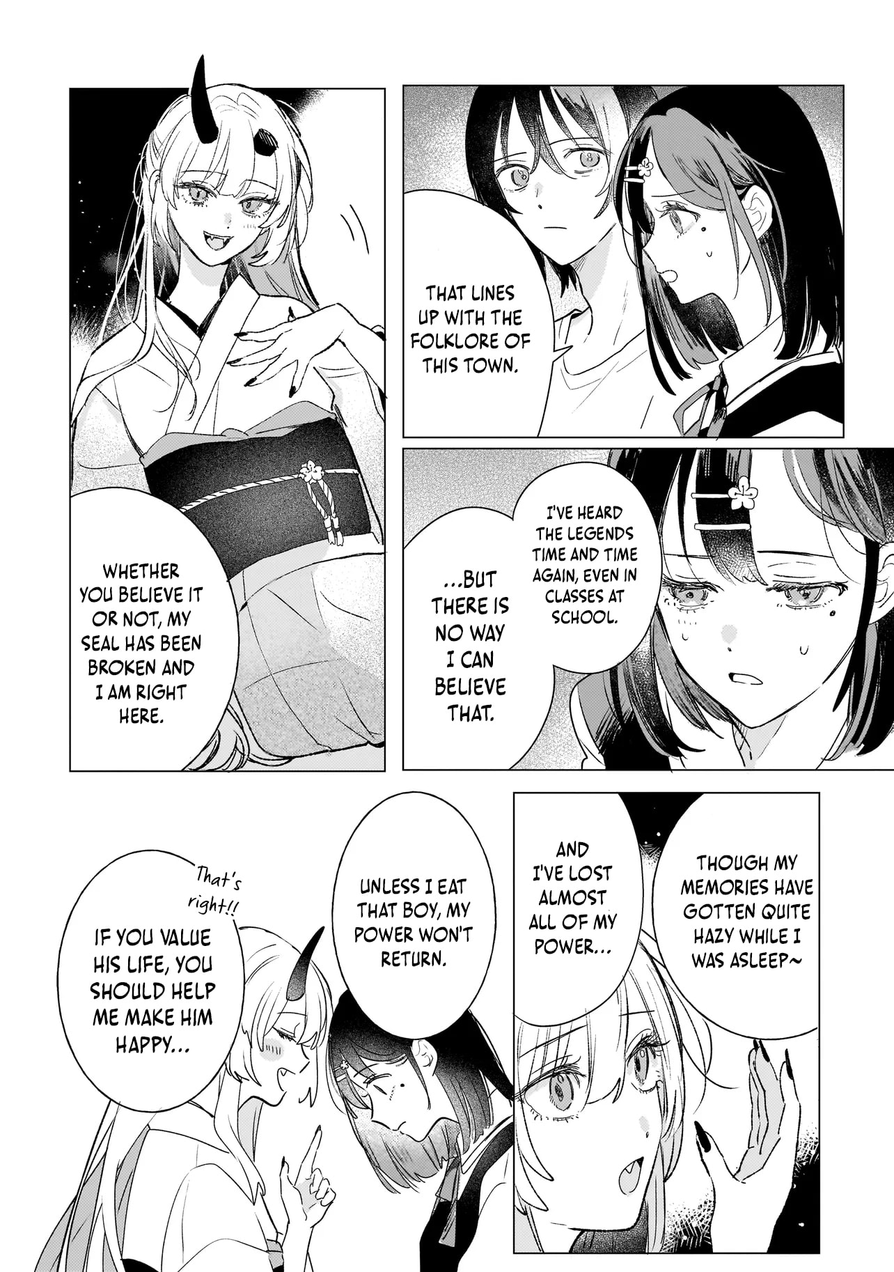 Onihime wa Uchi no Naka Chapter 2.1 page 14 - 