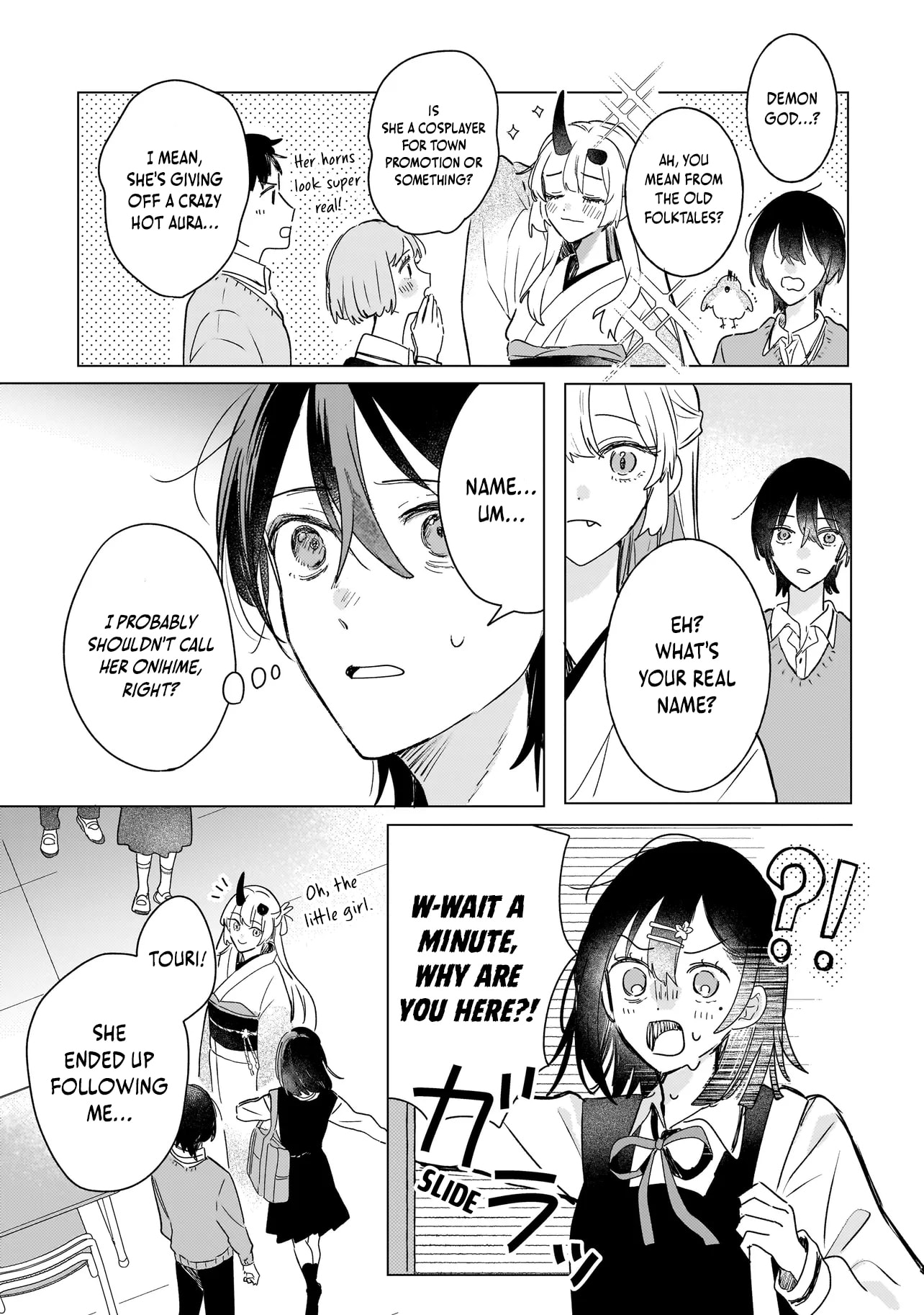 Onihime wa Uchi no Naka Chapter 3.1 page 13 - 