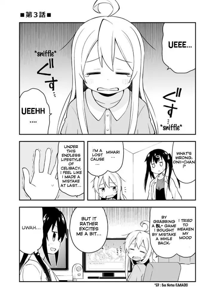 Onii-chan is done for Chapter 3 page 1 - 