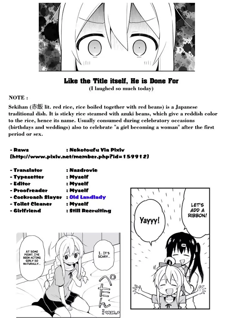 Onii-chan is done for Chapter 5 page 13 - 