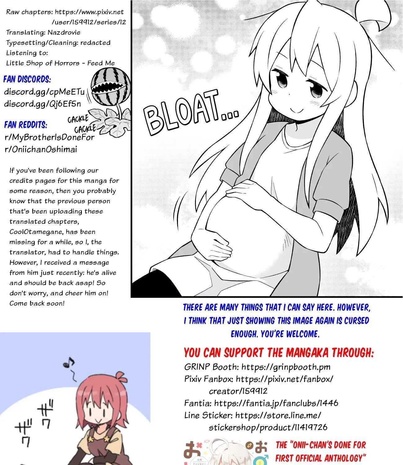Onii-chan is done for Chapter 52 page 25 - 