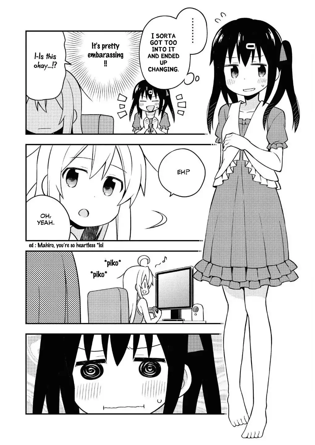 Onii-chan is done for Chapter 6.5 page 3 - 