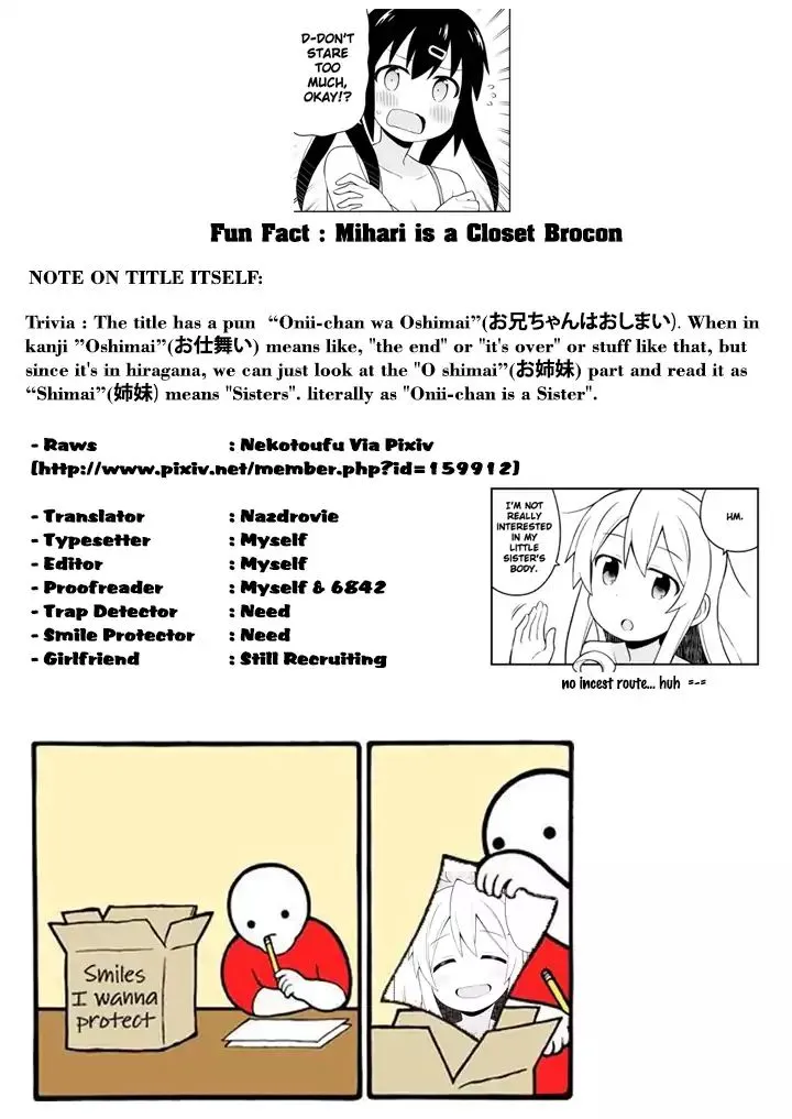 Onii-chan is done for Chapter 6 page 14 - 