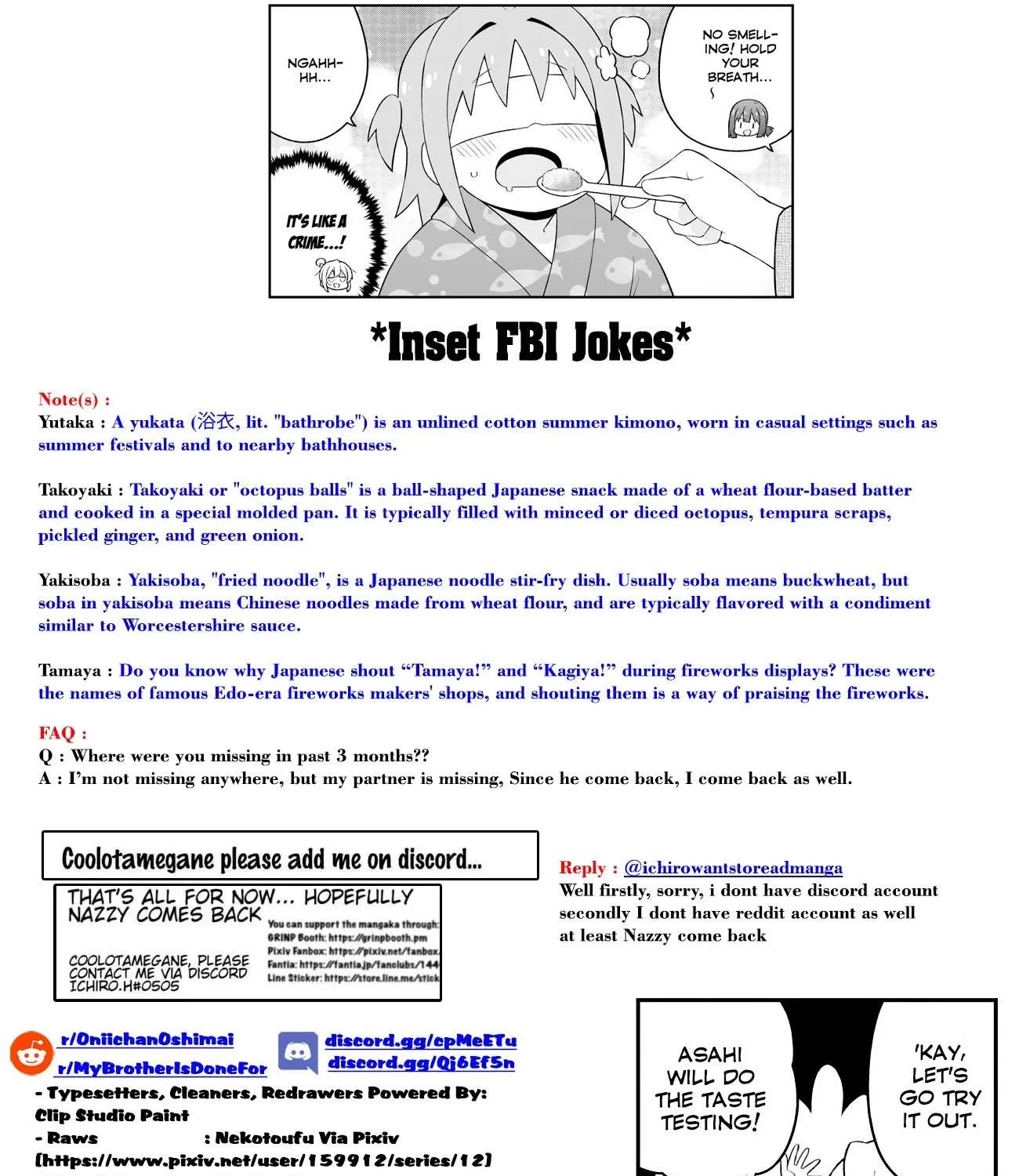 Onii-chan is done for Chapter 61 page 30 - 
