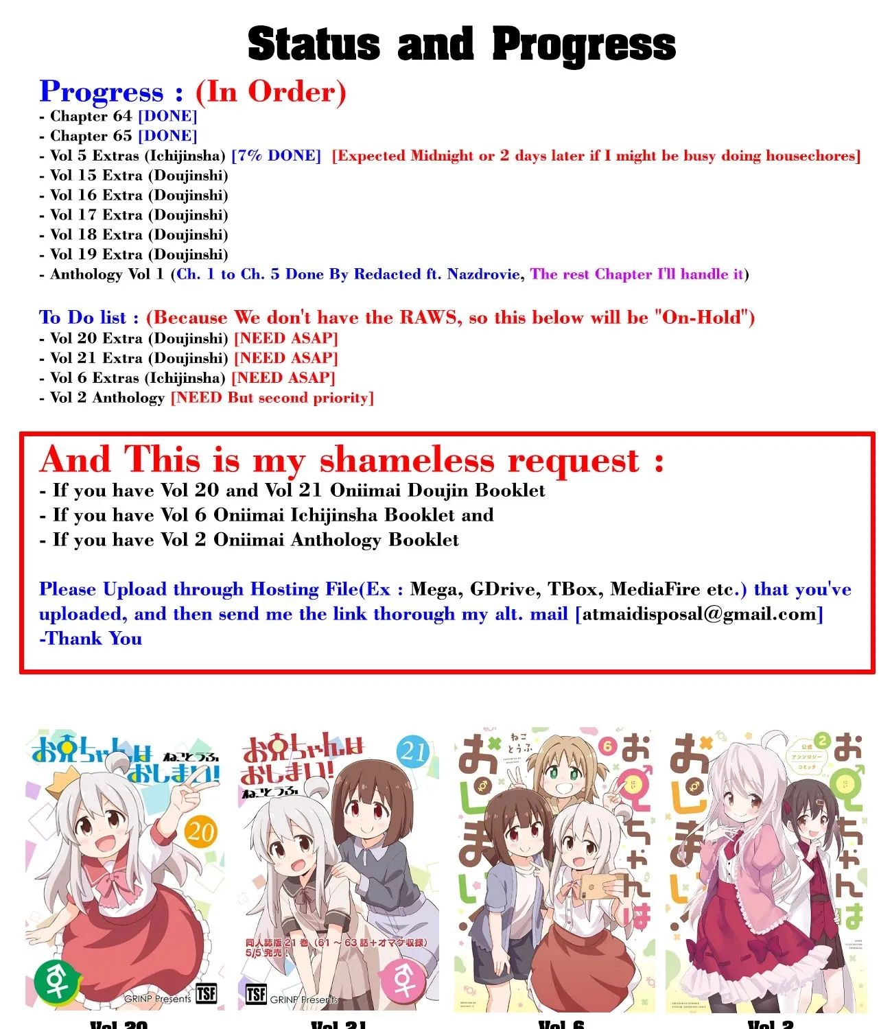 Onii-chan is done for Chapter 65 page 37 - 