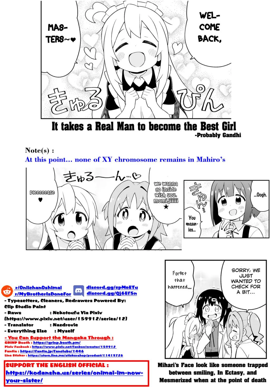 Onii-chan is done for Chapter 66 page 14 - 