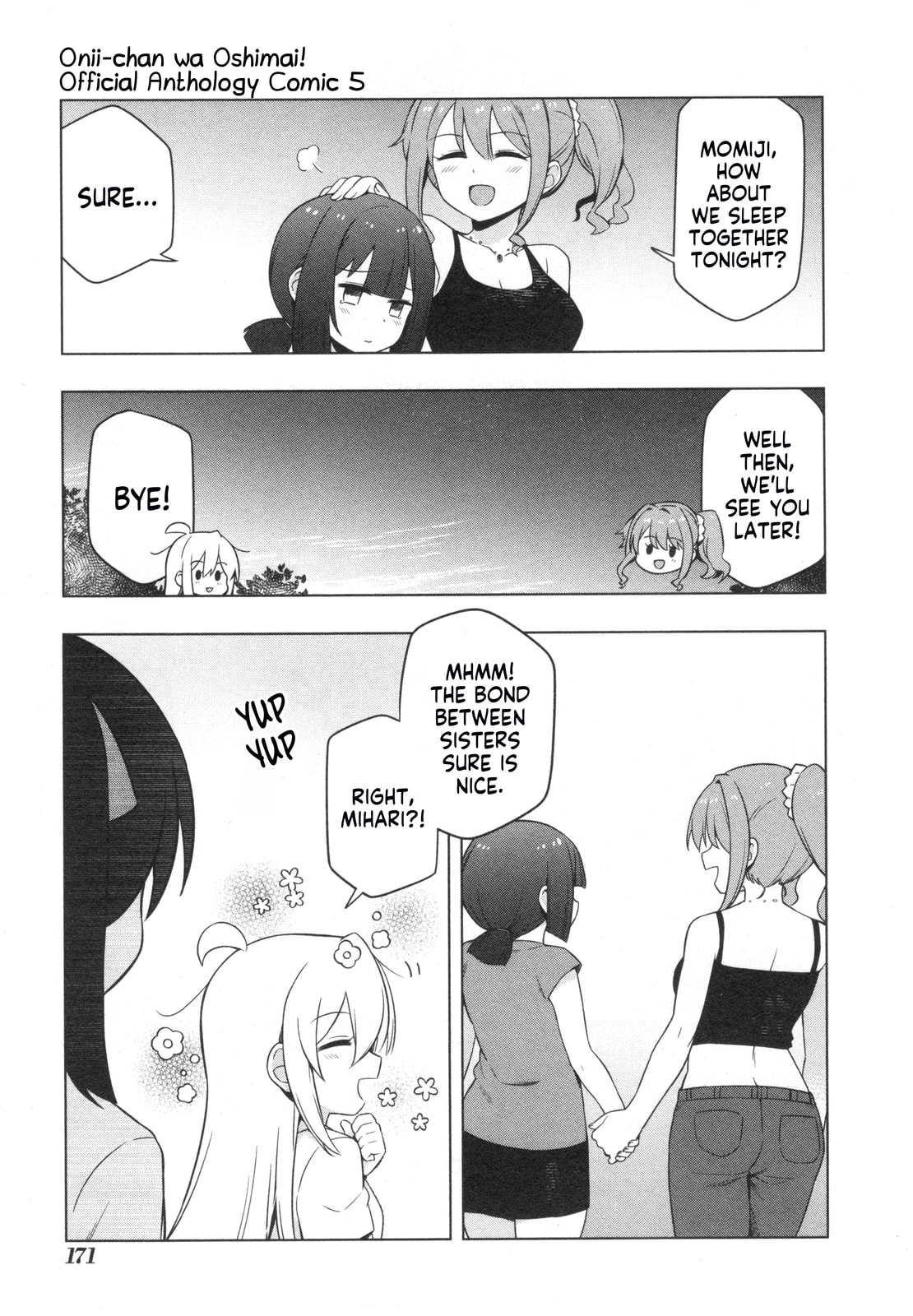 Onii-chan wa Oshimai! Koushiki Anthology Comic (Fan Colored) (Colored) Chapter 75 page 9 - 