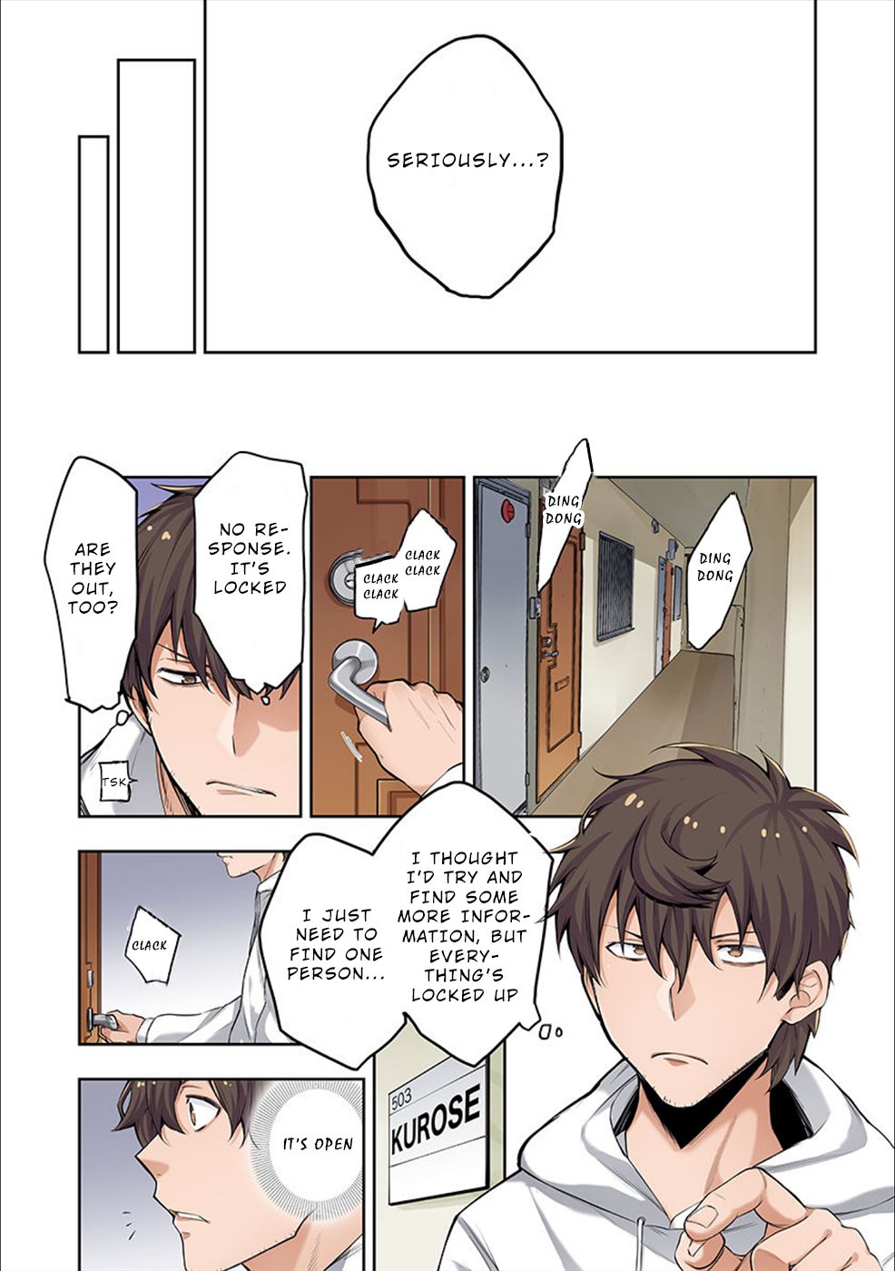Only I Am Not Attacked in a World Overflowing With Zombies Chapter 1 page 6 - 