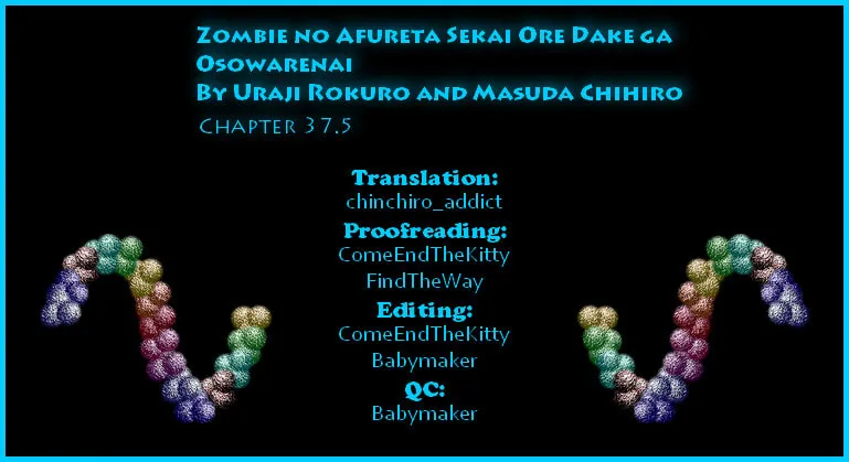Only I Am Not Attacked in a World Overflowing With Zombies Chapter 37.5 page 34 - 
