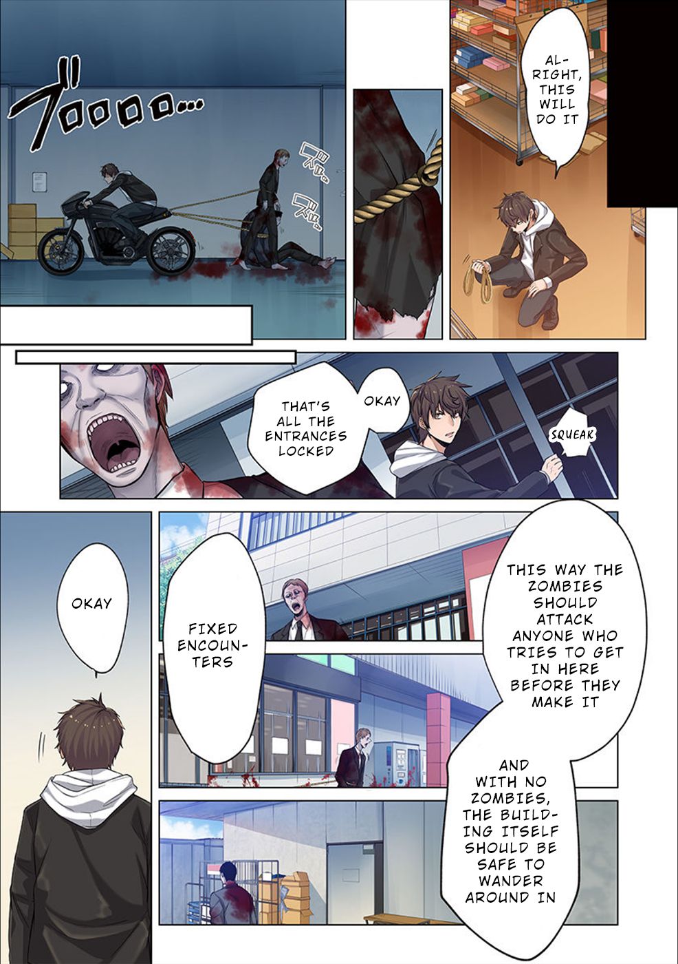 Only I Am Not Attacked in a World Overflowing With Zombies Chapter 4 page 4 - 