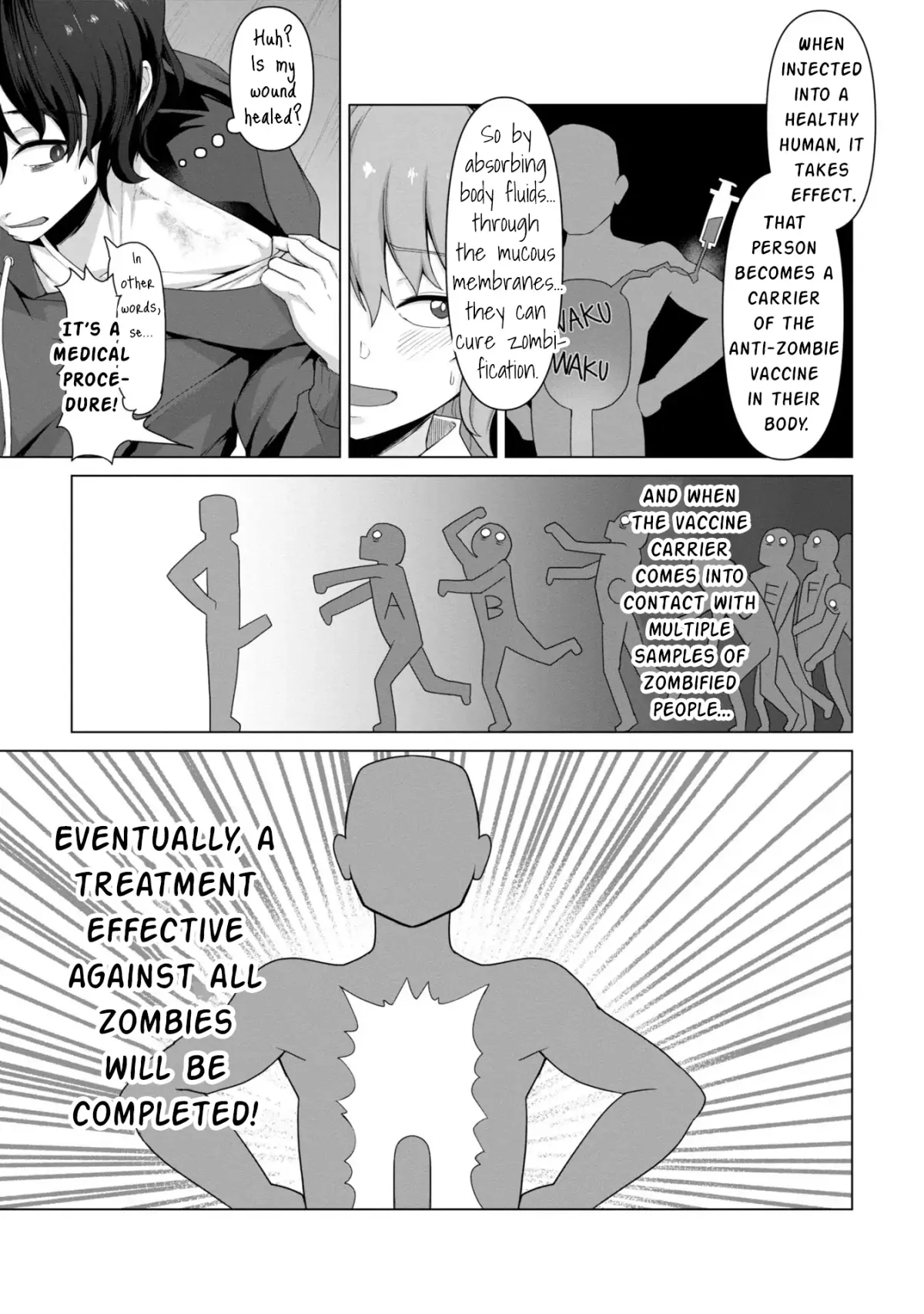 Only My Vaccine Can Save the World From Zombie Apocalypse Chapter 1 page 48 - 