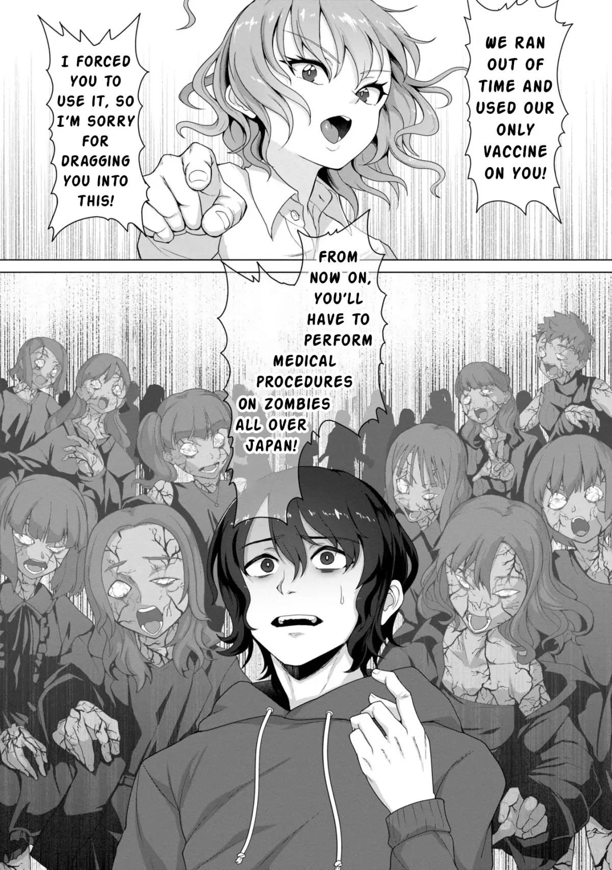 Only My Vaccine Can Save the World From Zombie Apocalypse Chapter 1 page 49 - 