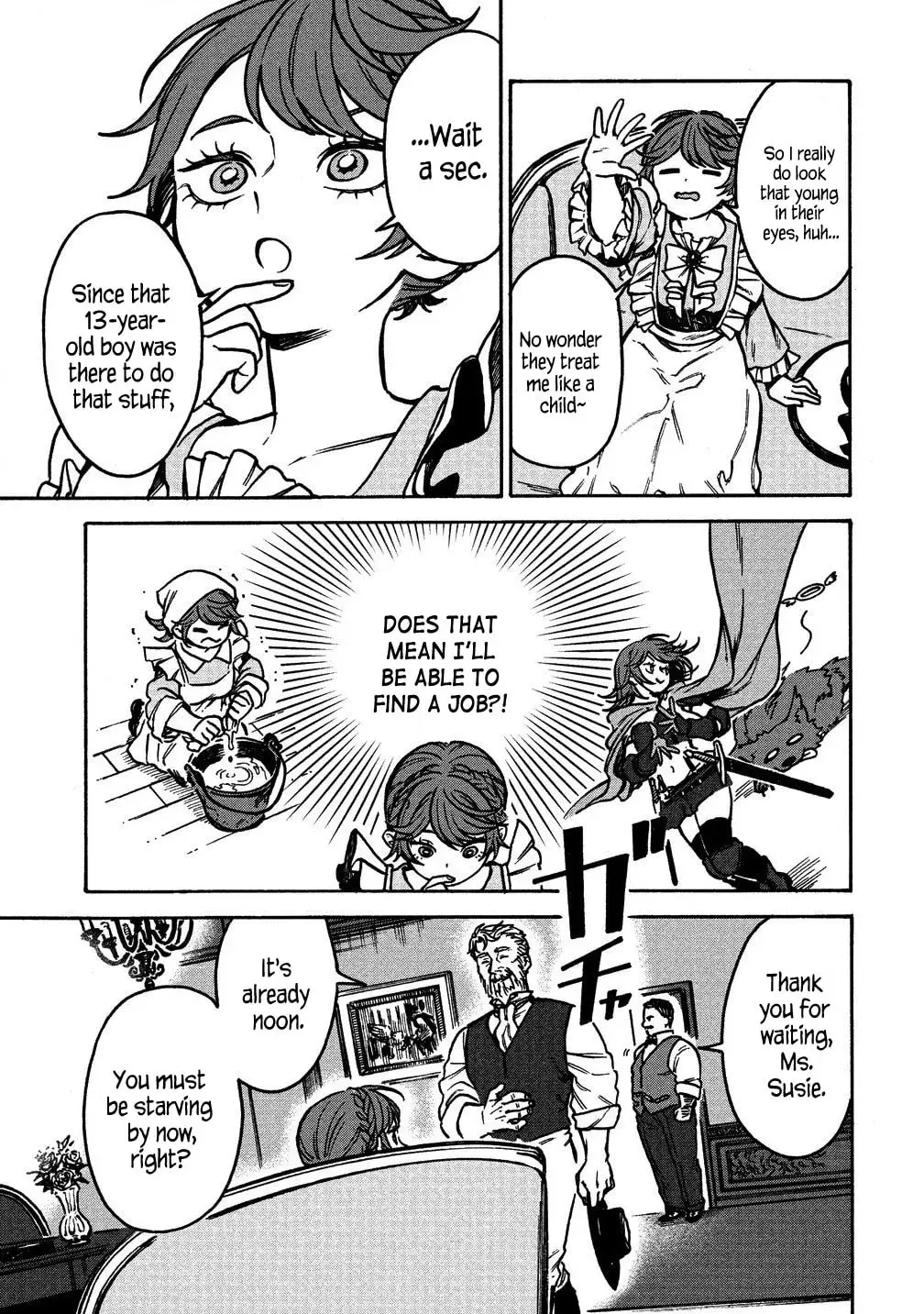 Onna Chara de Isekai Teni shite Cheat Ppoi kedo Zako Chara no de Medatazu Heiwa na Shomin wo Mezahimasu! Chapter 13.1 page 13 - 