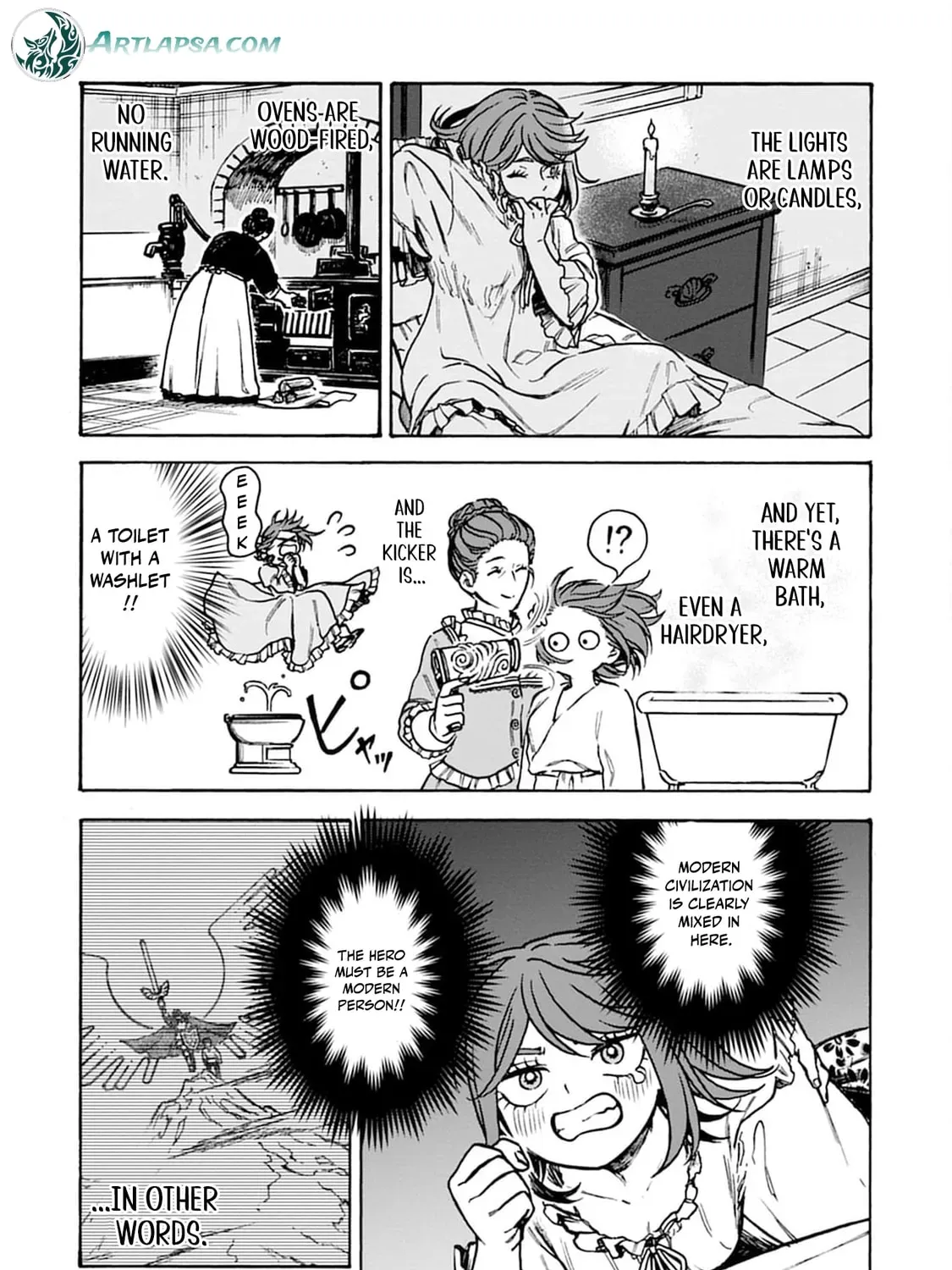 Onna Chara de Isekai Teni shite Cheat Ppoi kedo Zako Chara no de Medatazu Heiwa na Shomin wo Mezahimasu! Chapter 2 page 59 - 