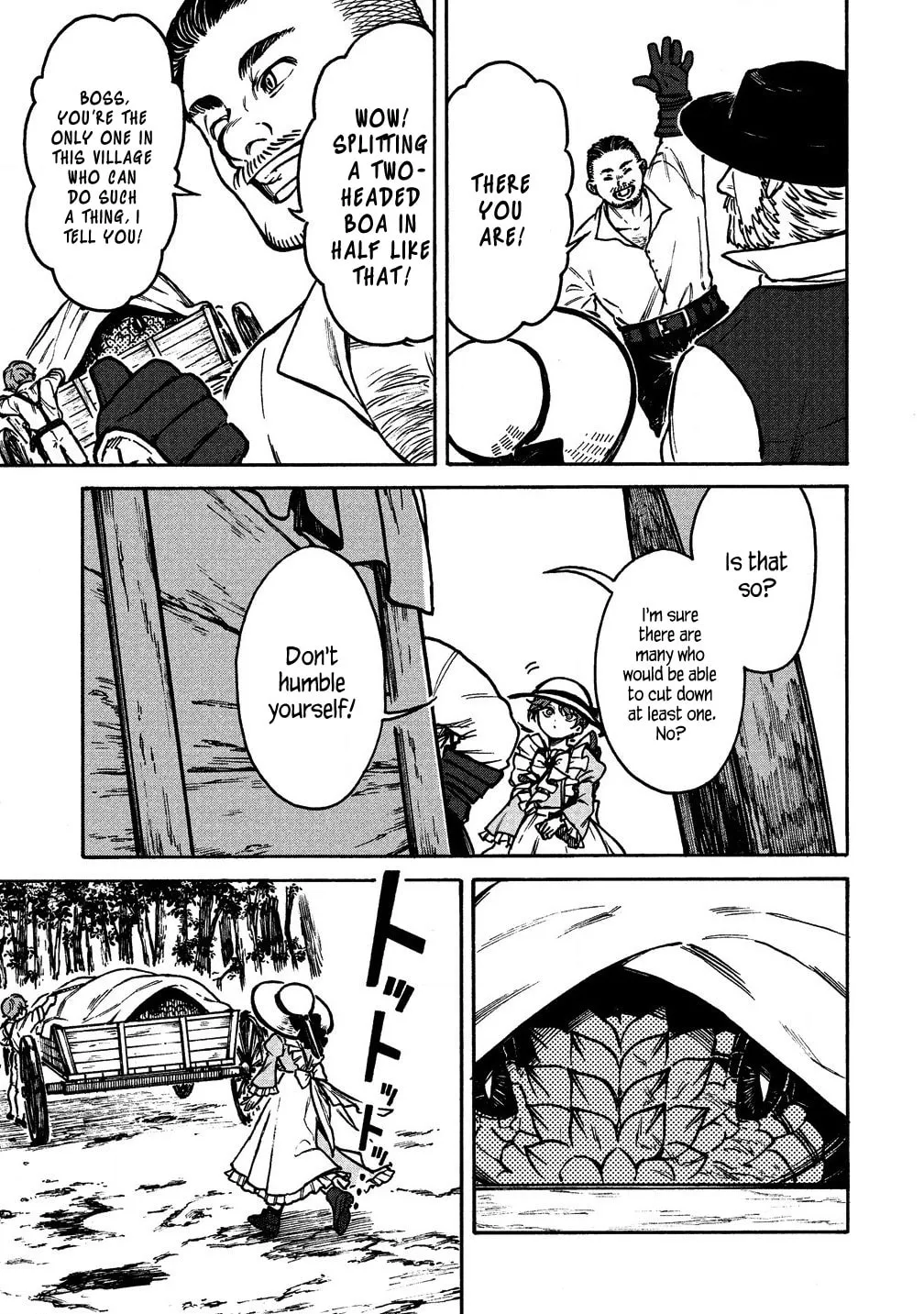 Onna Chara de Isekai Teni shite Cheat Ppoi kedo Zako Chara no de Medatazu Heiwa na Shomin wo Mezahimasu! Chapter 3.2 page 1 - 