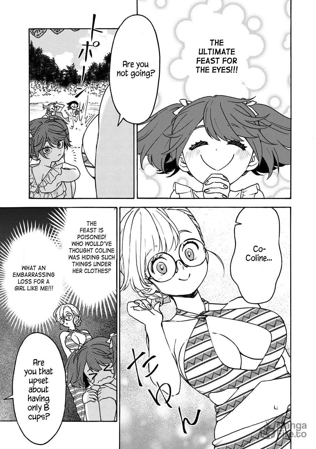 Onna Chara de Isekai Teni shite Cheat Ppoi kedo Zako Chara no de Medatazu Heiwa na Shomin wo Mezahimasu! Chapter 8.1 page 3 - 