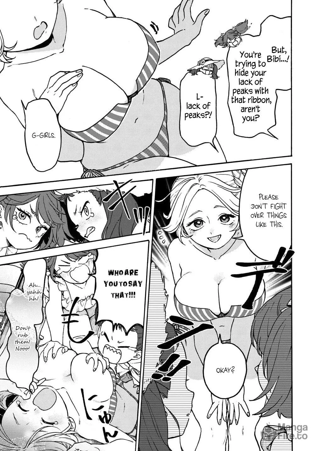 Onna Chara de Isekai Teni shite Cheat Ppoi kedo Zako Chara no de Medatazu Heiwa na Shomin wo Mezahimasu! Chapter 8.1 page 5 - 