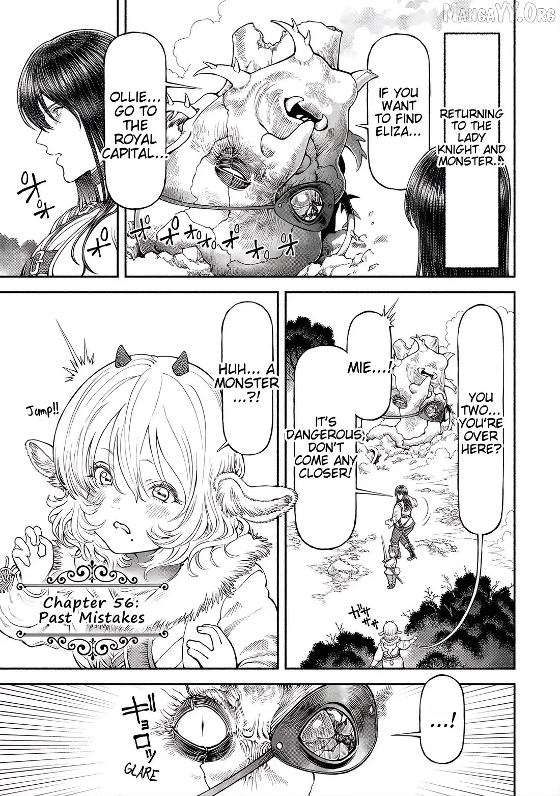 Onna Kishi to Kemomimi no Ko Chapter 56 page 1 - 