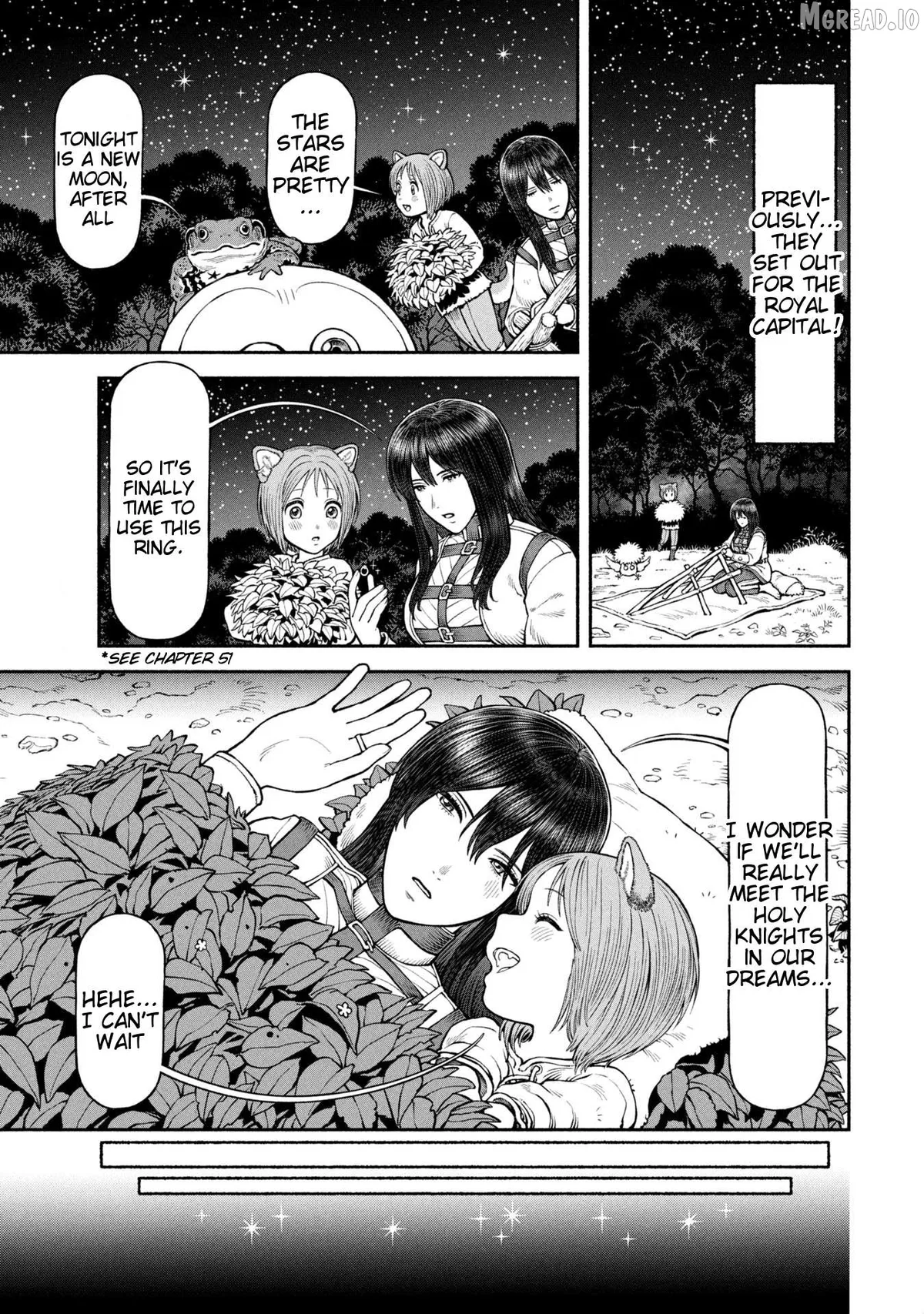 Onna Kishi to Kemomimi no Ko Chapter 63 page 1 - 