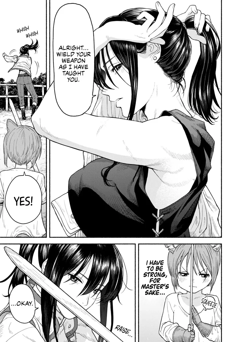 Onna Kishi to Kemomimi no Ko Chapter 9 page 1 - 