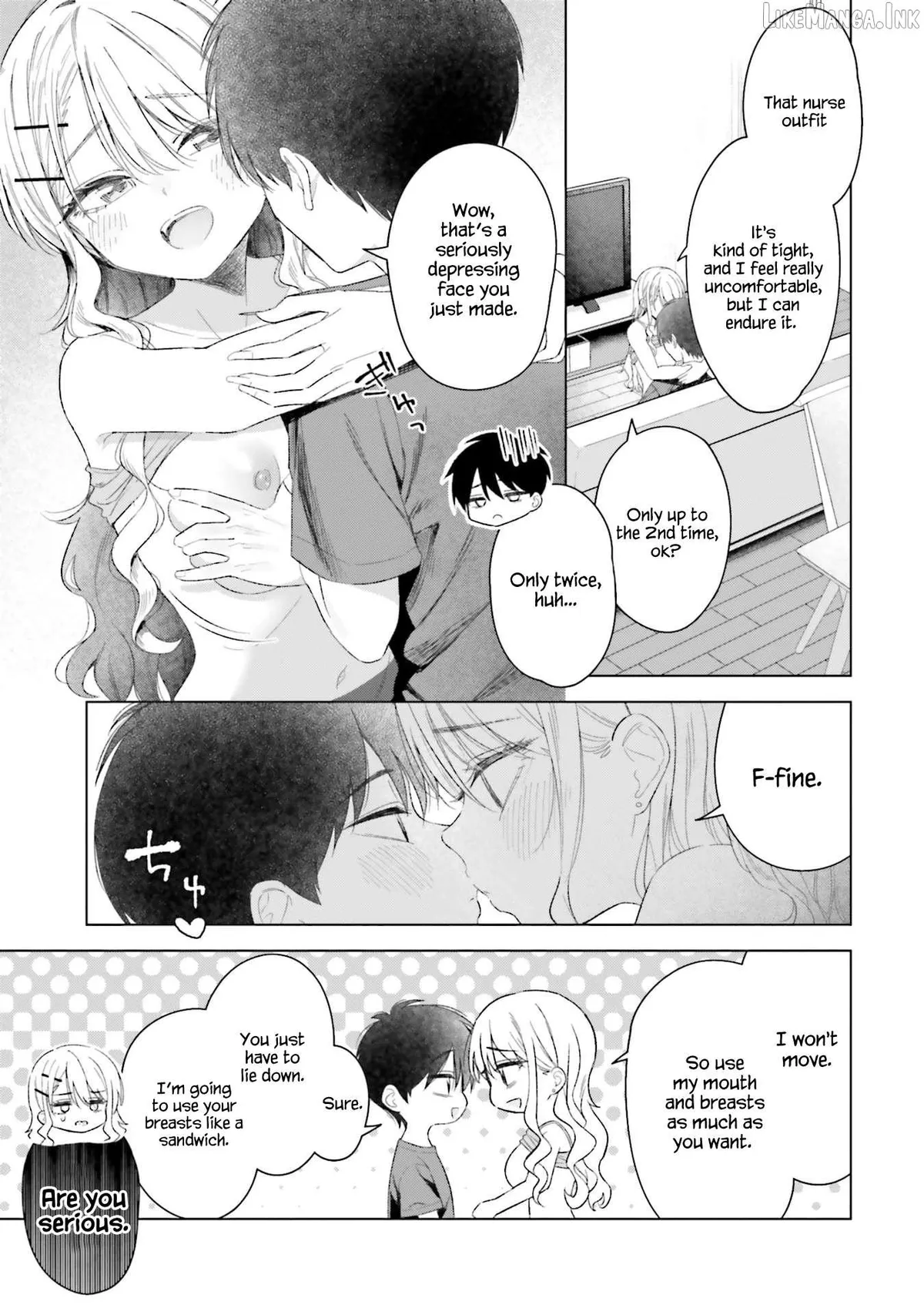 Onna Tomodachi wa Tanomeba Igaito Yarasete Kureru Chapter 25 page 14 - 