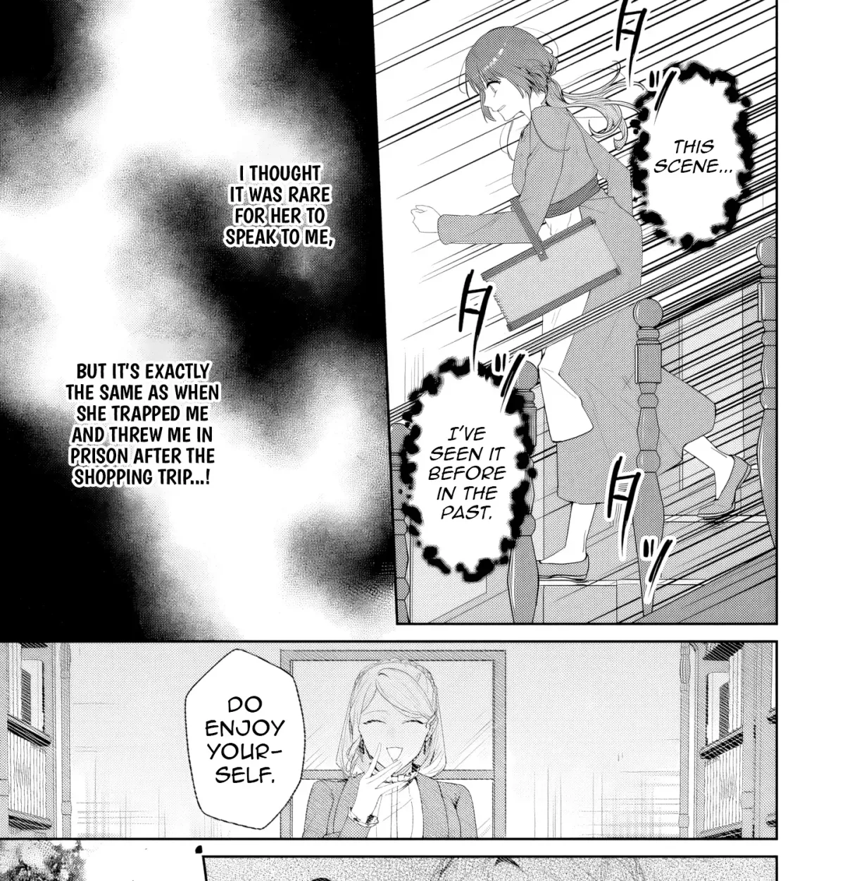 Ooatari Reijou wa Nidome no Jinsei wo Oukasuru ~Shitakunai node Hyakuoku Manii wo Te ni Rinkoku e Touboushimasu~ Chapter 1 page 50 - 