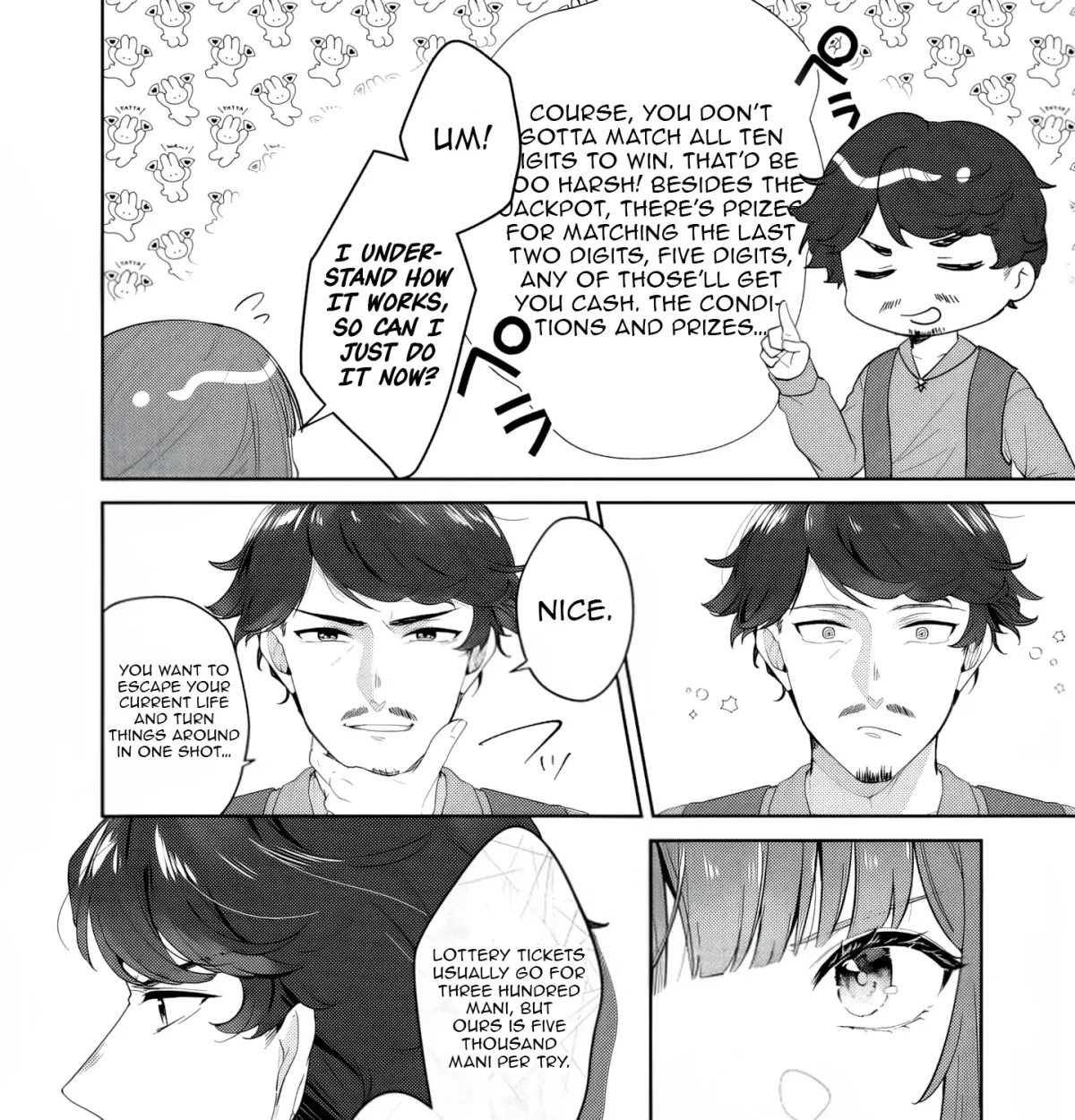 Ooatari Reijou wa Nidome no Jinsei wo Oukasuru ~Shitakunai node Hyakuoku Manii wo Te ni Rinkoku e Touboushimasu~ Chapter 1 page 68 - 
