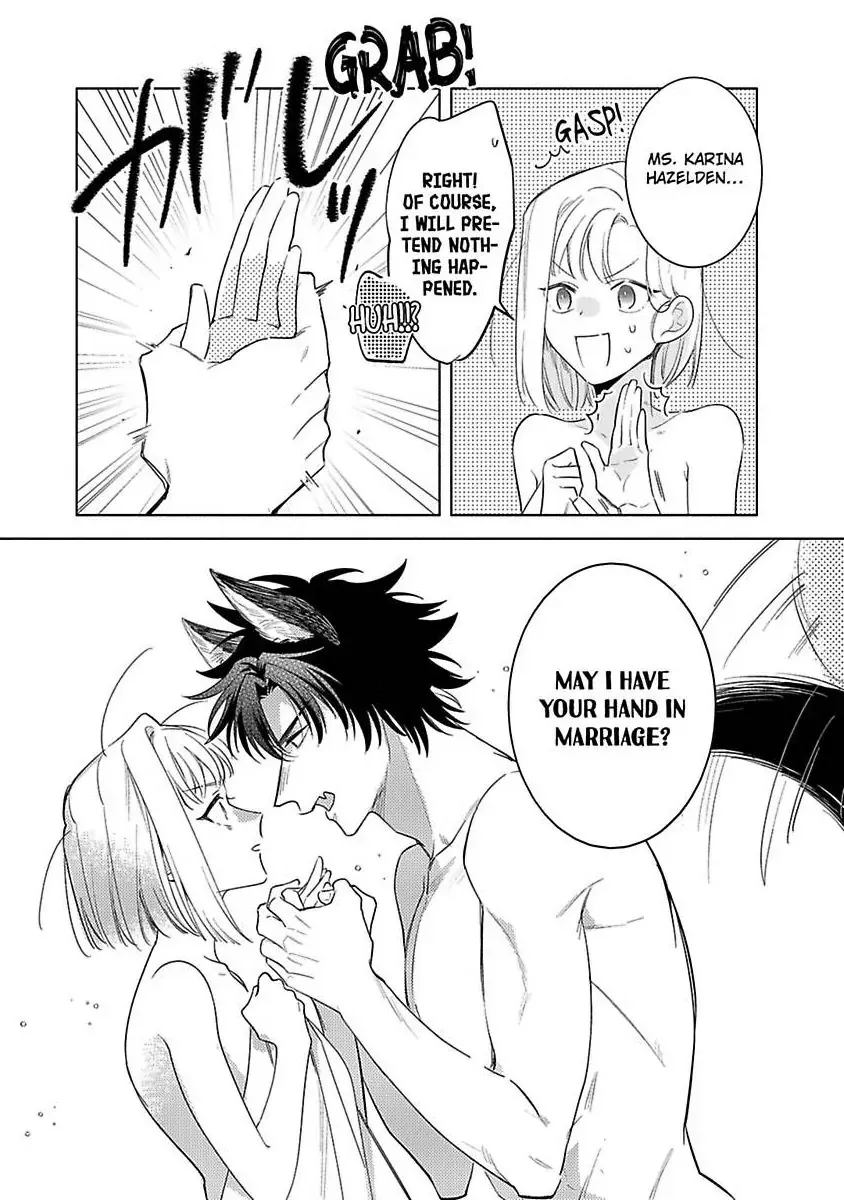 Ookami Kishi-sama ga Watashi wo Sukisugite Sotobori wo Umete Kimasu!? - Dekasegi Reijou Kekkon Monogatari Chapter 2 page 28 - 
