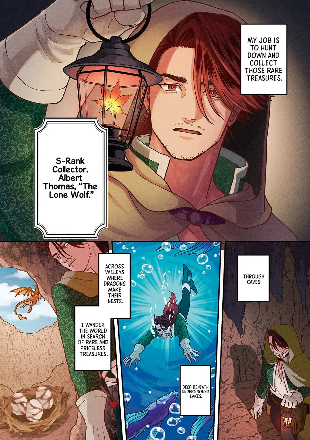 Ookami to Randoseru: S-kyuu Saishuuka to Tensei Musume no Dungeon Gohan Chapter 1 page 2 - 