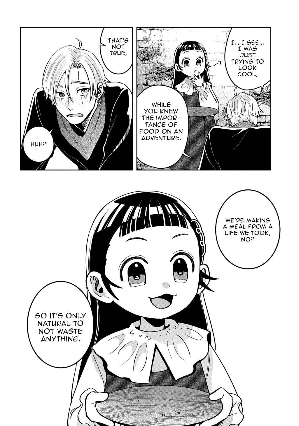 Ookami to Randoseru: S-kyuu Saishuuka to Tensei Musume no Dungeon Gohan Chapter 3 page 35 - 