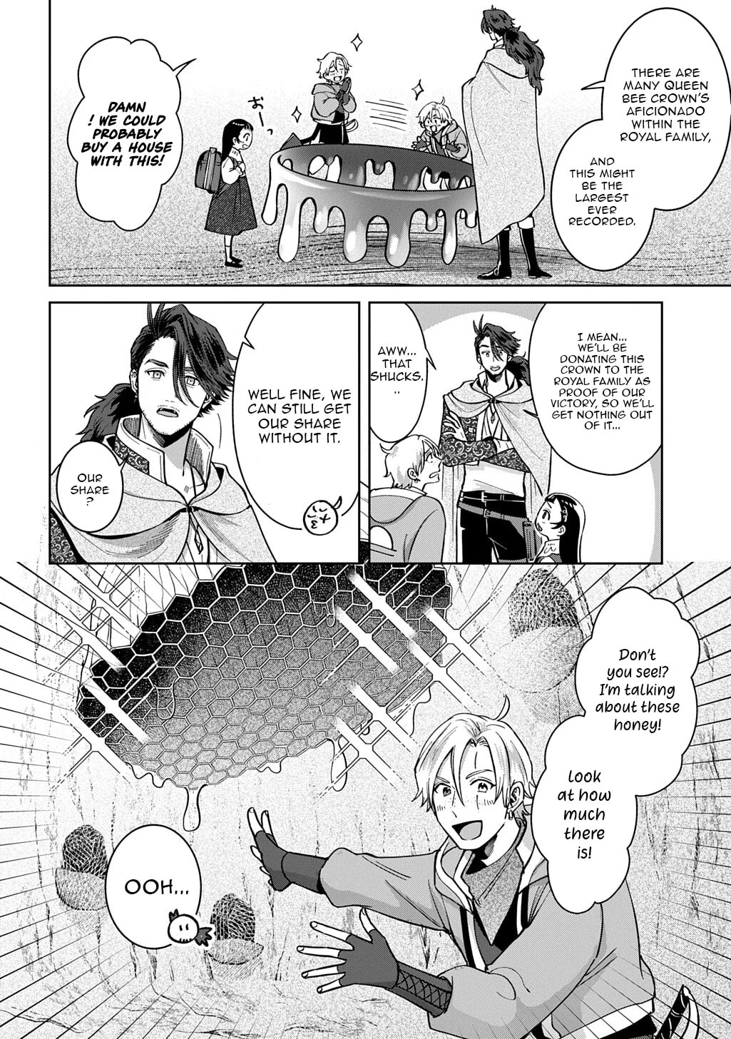 Ookami to Randoseru: S-kyuu Saishuuka to Tensei Musume no Dungeon Gohan Chapter 4.2 page 8 - 