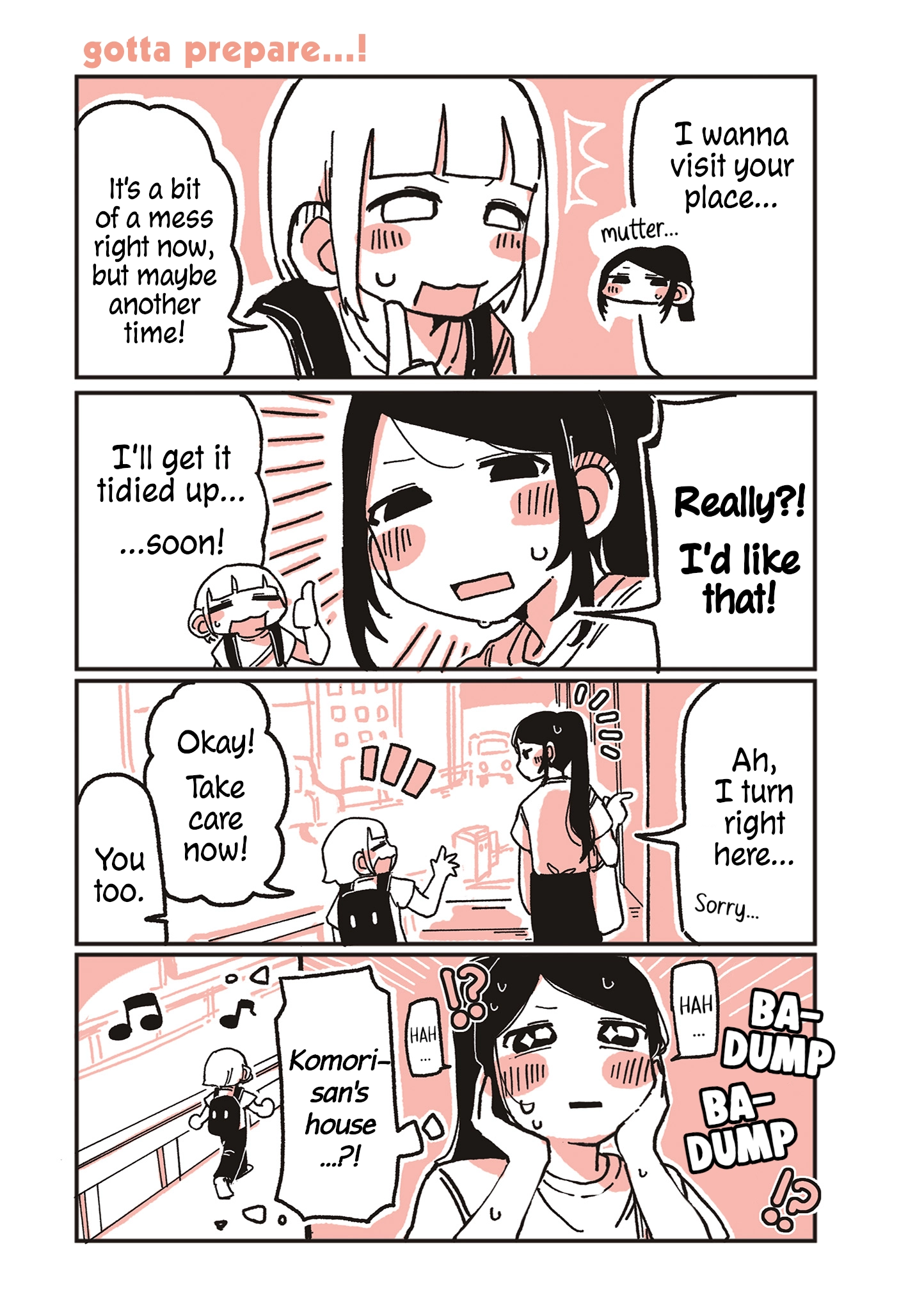 Oosaki-san & Komori-san Chapter 16 page 1 - 