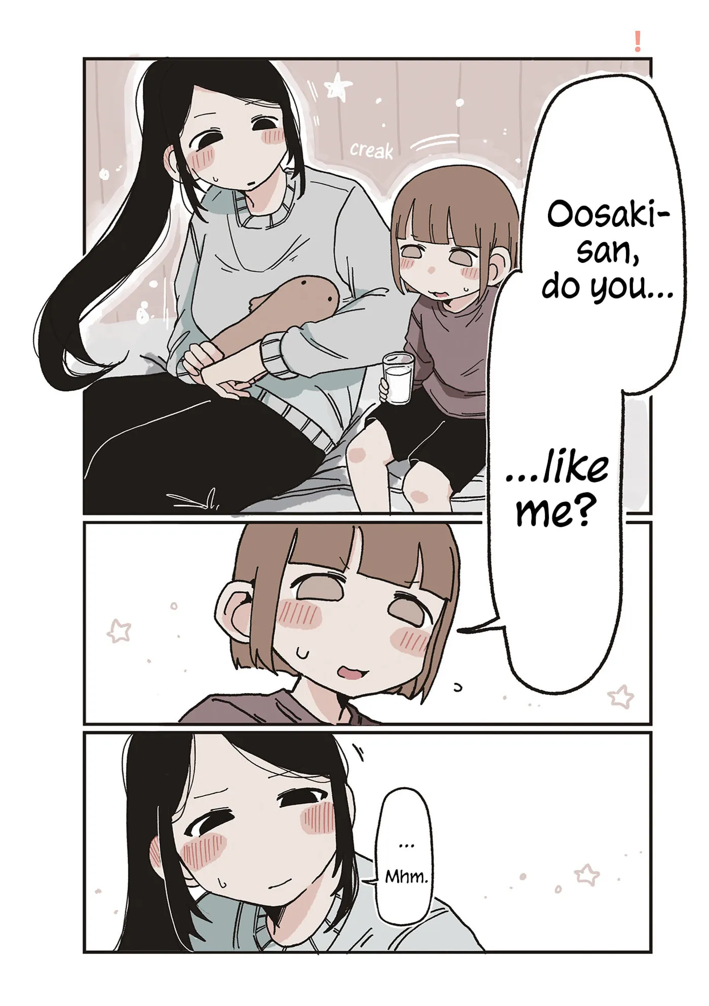 Oosaki-san & Komori-san Chapter 40 page 1 - 