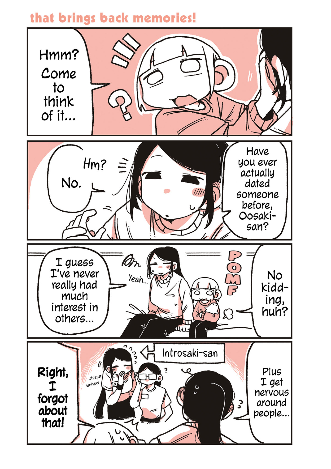 Oosaki-san to Komori-san Chapter 50 page 1 - 